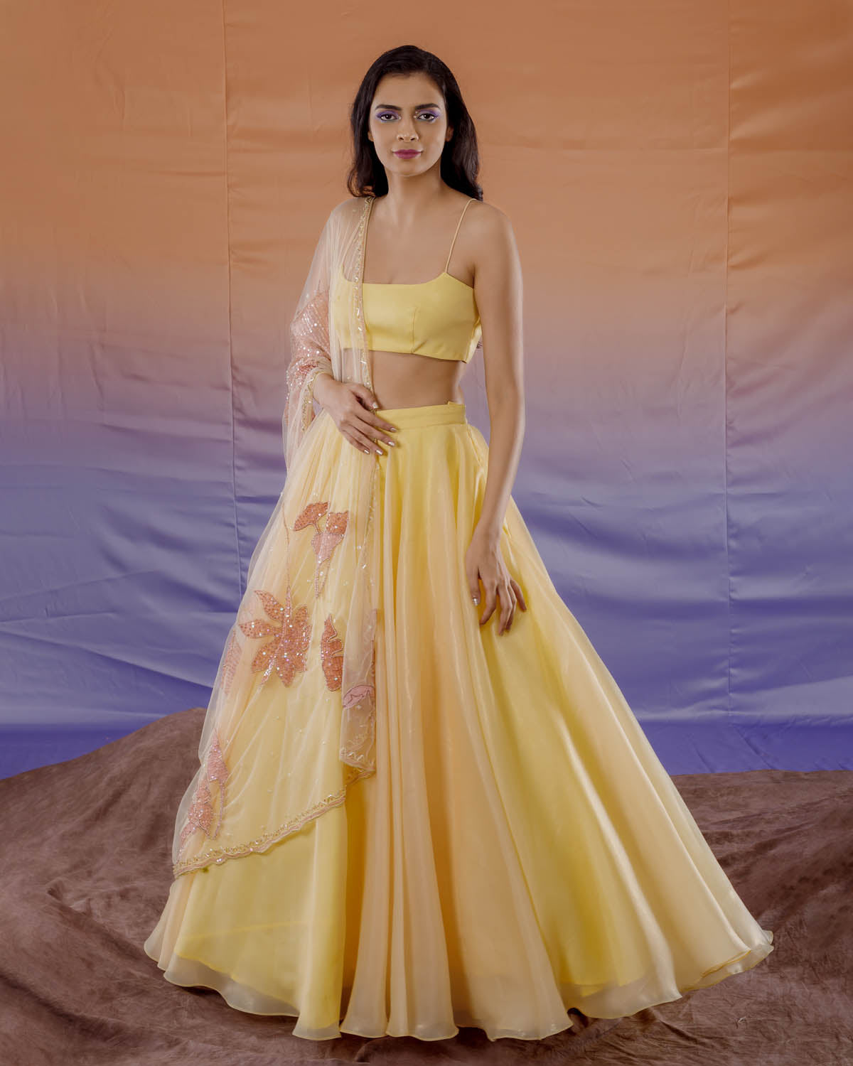 Spring Fall Lehenga