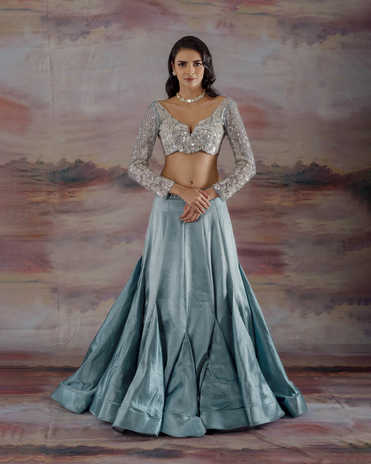 Sea Shell Lehenga