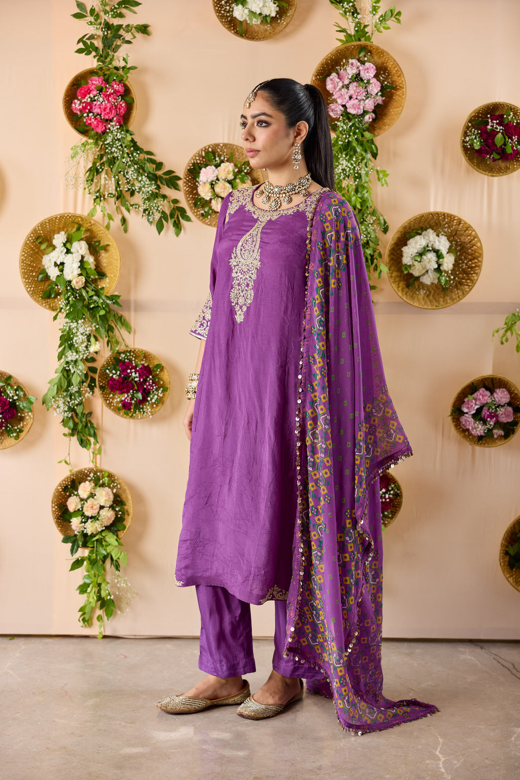 Purple Katsuri Suit Set