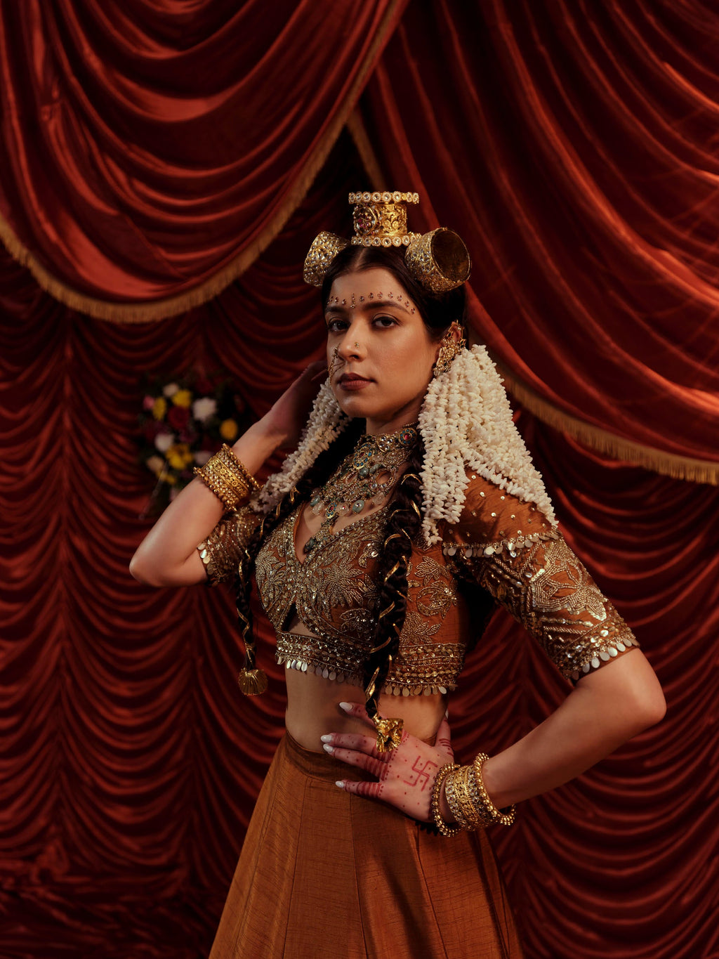 Sunehri Lehenga