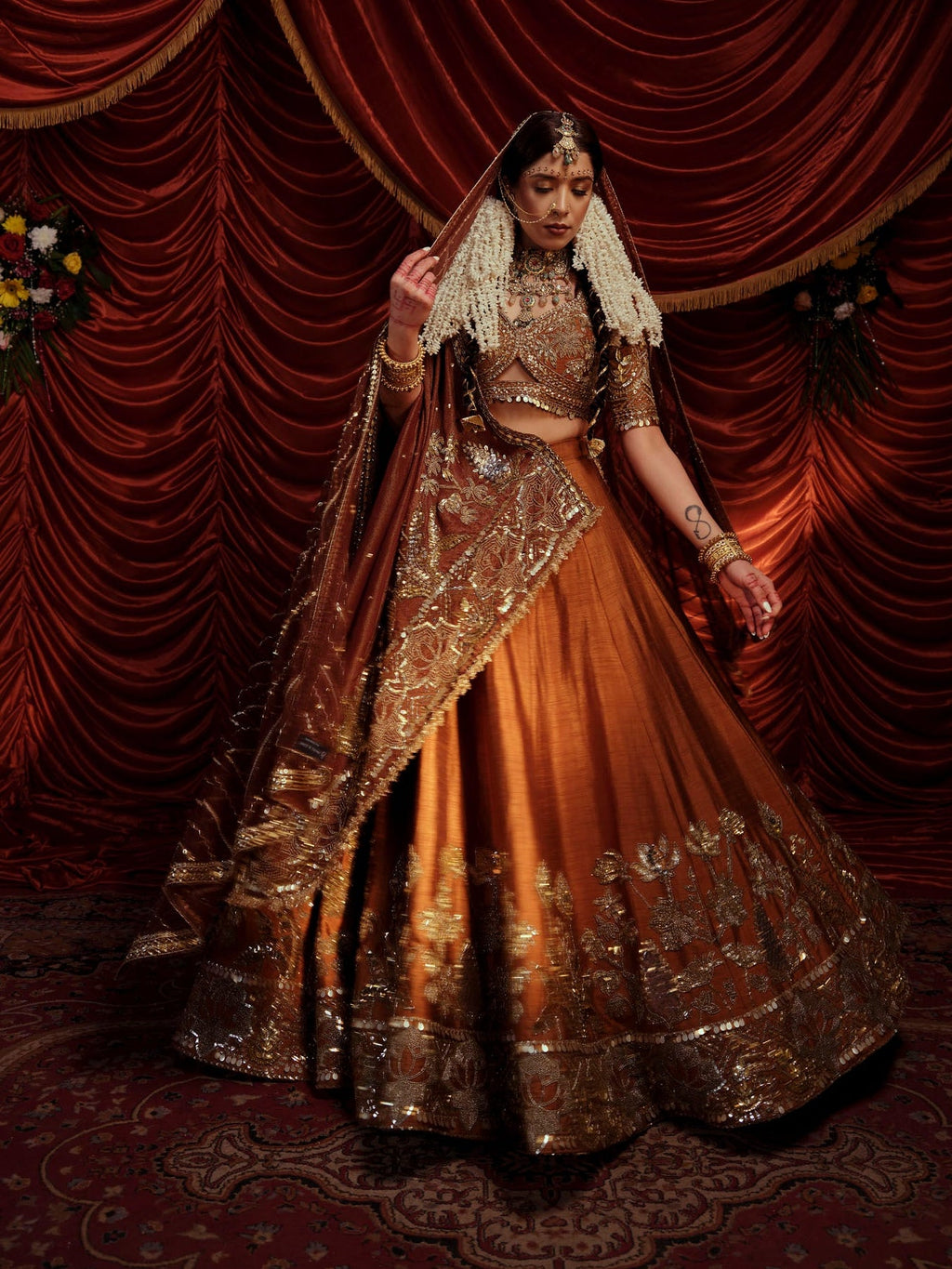 Sunehri Lehenga