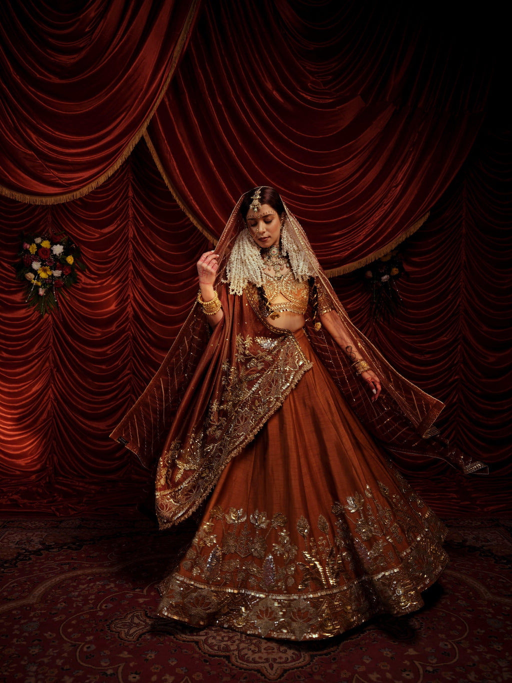 Sunehri Lehenga