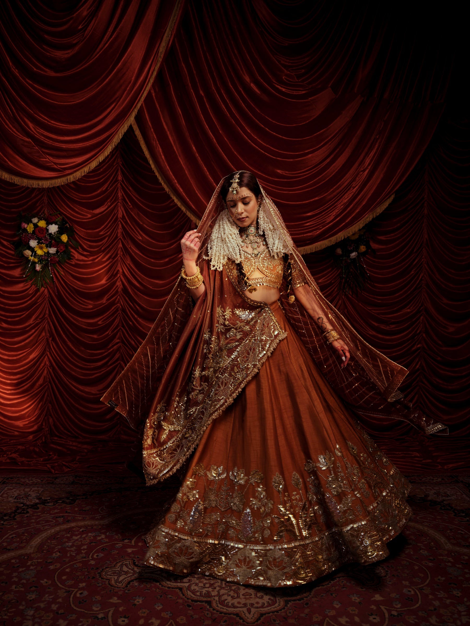 Sunehri Lehenga