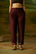 Crimson Pintuck Kurta