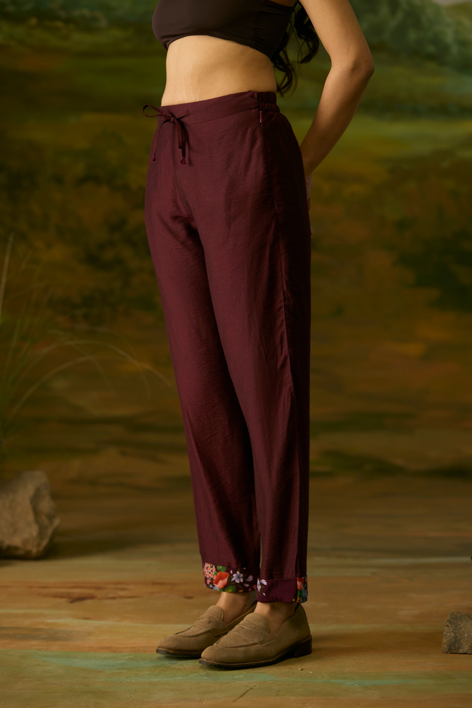 Crimson Pintuck Kurta