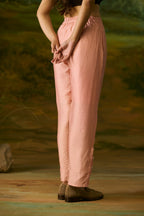 Coral Peach Embroidered Kurta
