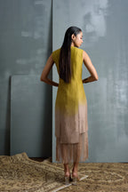 Olive Nova Silk Dress