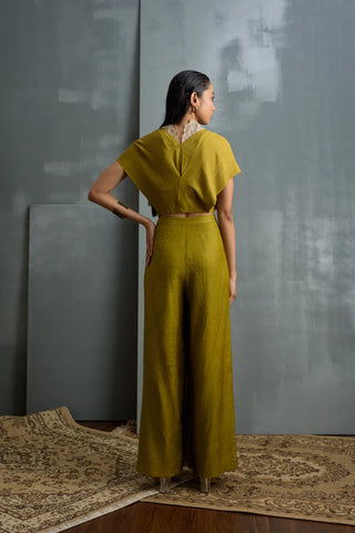 Silk Collared Cape Set