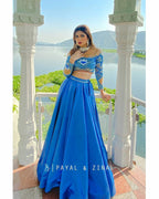 Nagma Mirajkar In Blue Padma