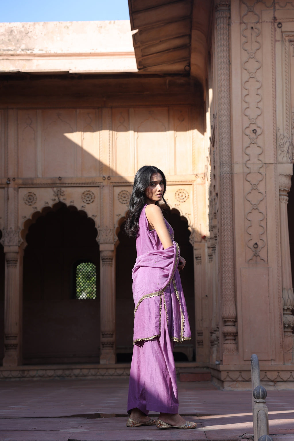 Gulraaz Halter Neck Farsi Salwar Set