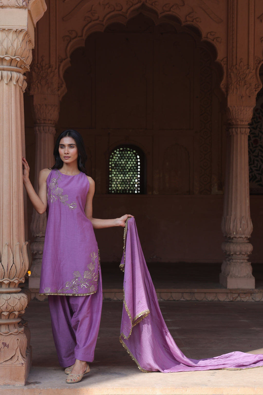 Kasmira Halter Neck Farsi Salwar Set