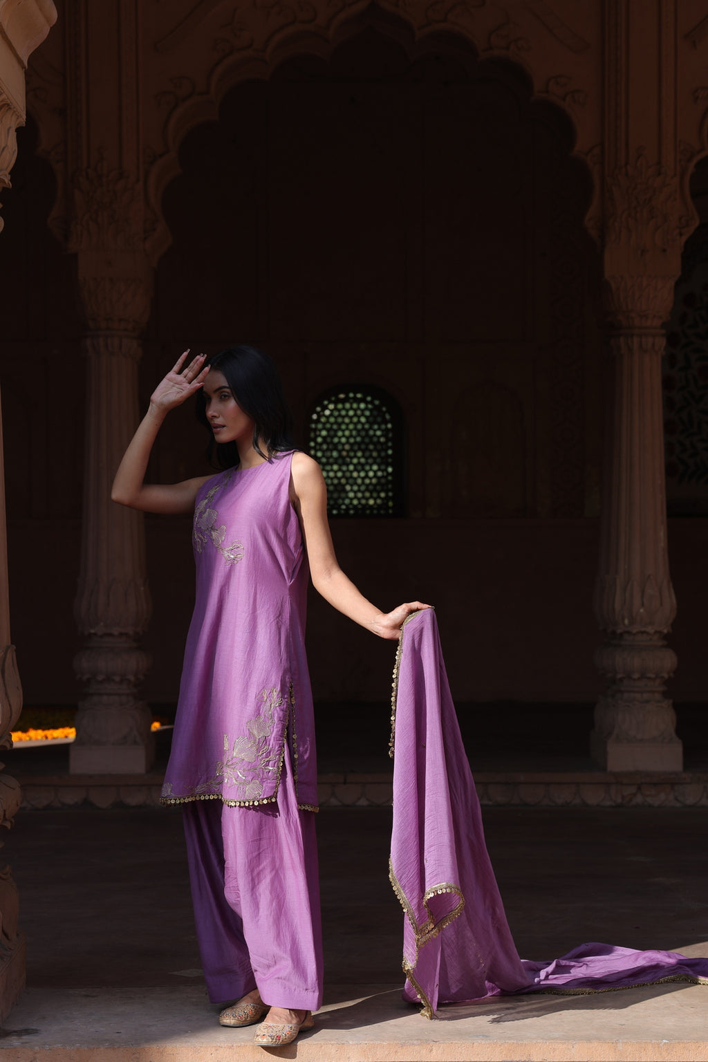 Kasmira Halter Neck Farsi Salwar Set