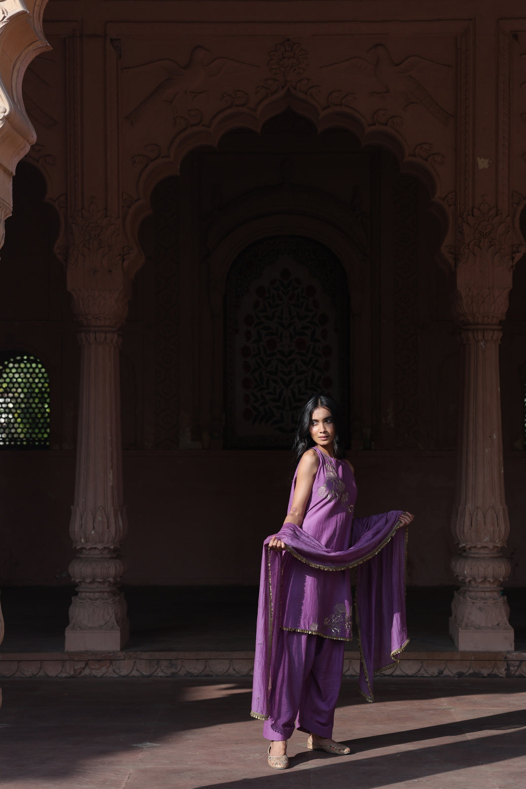 Kasmira Halter Neck Farsi Salwar Set