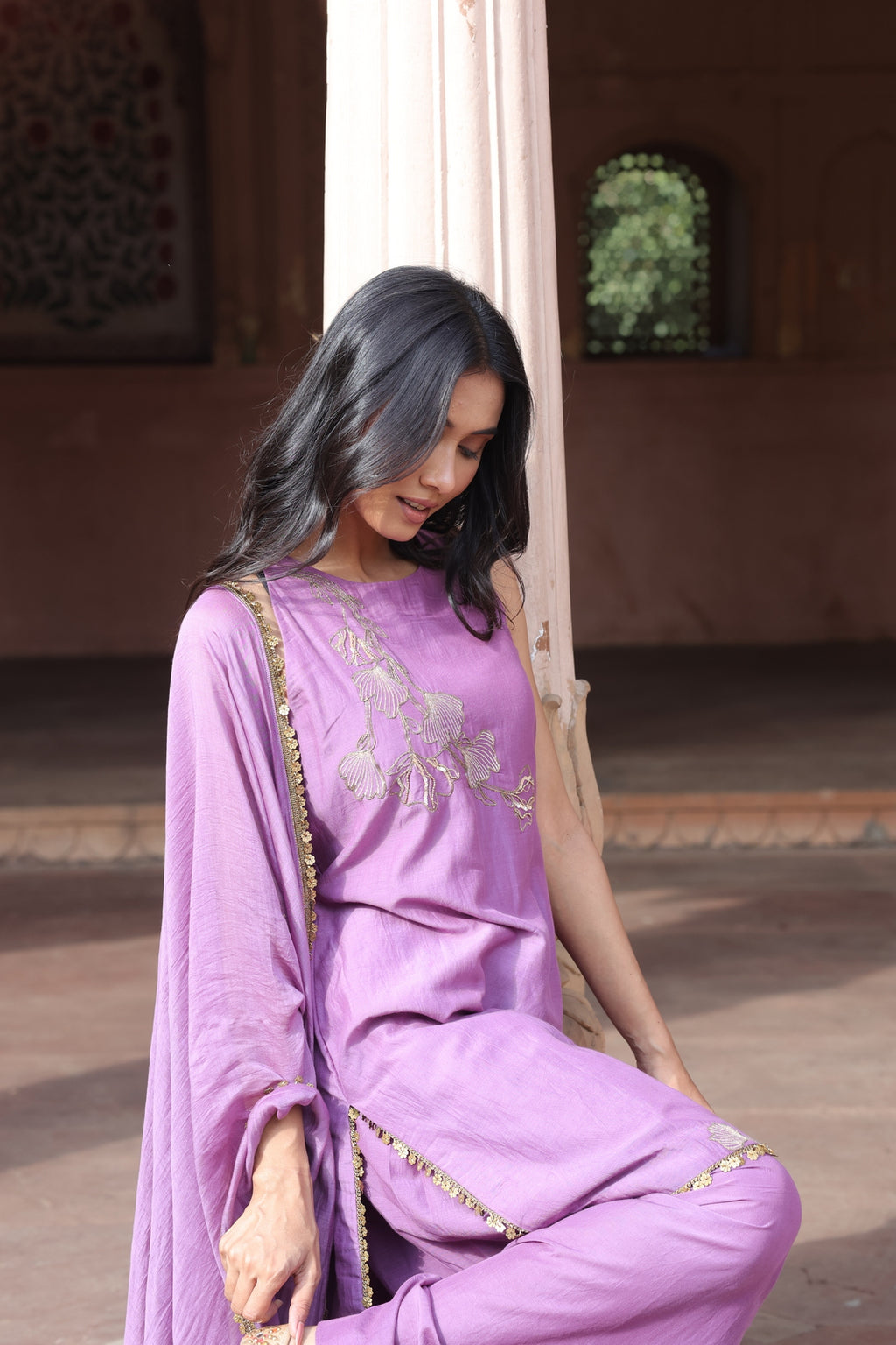 Kasmira Halter Neck Farsi Salwar Set