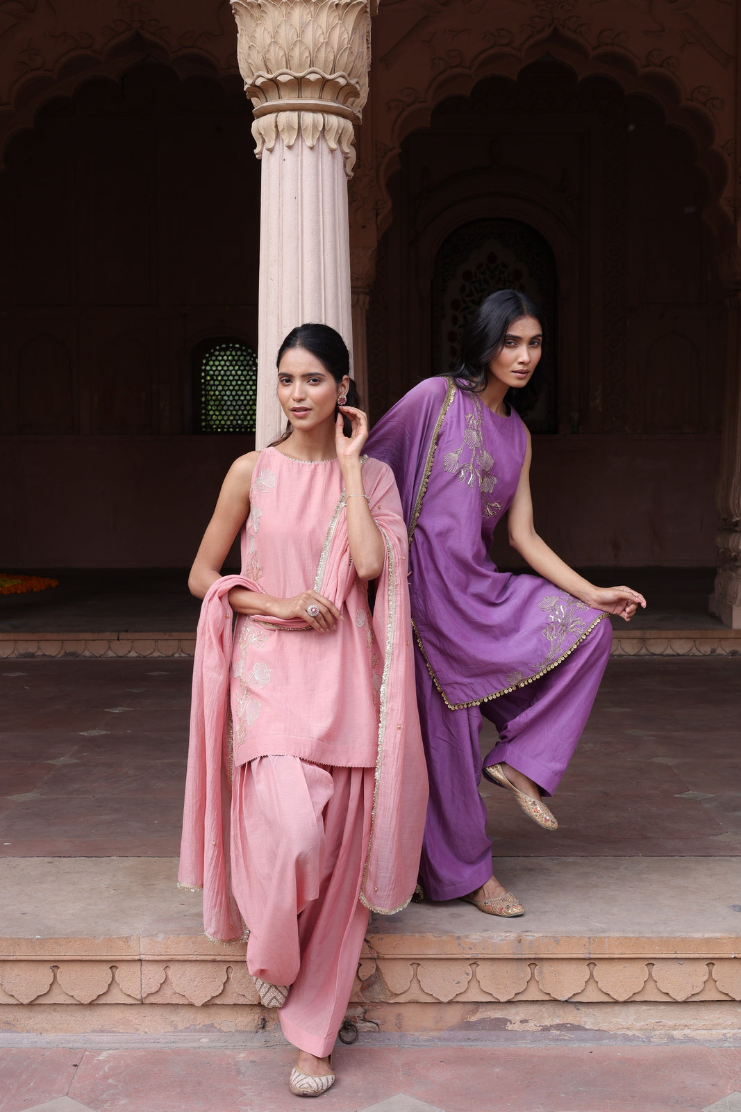 Gulraaz Halter Neck Farsi Salwar Set