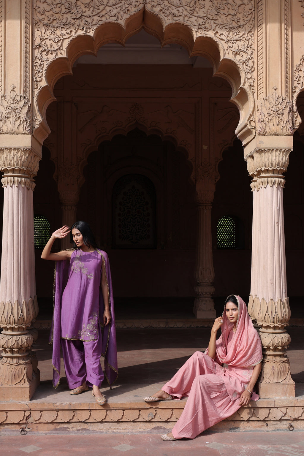 Gulraaz Halter Neck Farsi Salwar Set