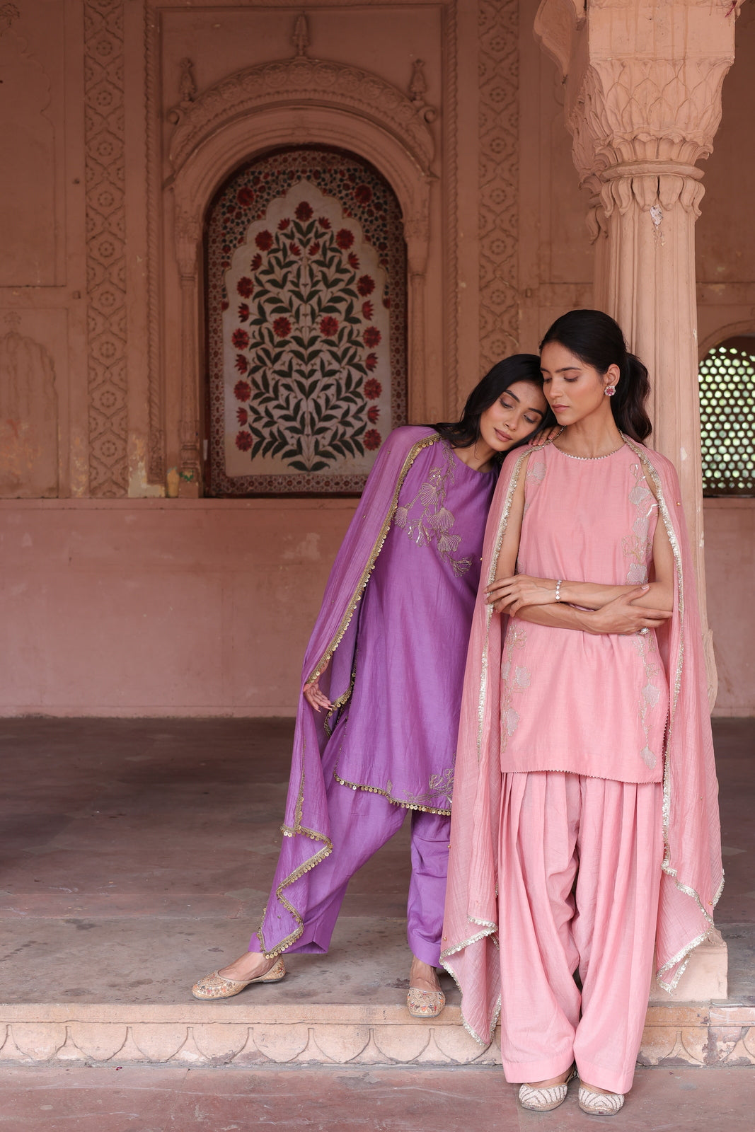 Gulraaz Halter Neck Farsi Salwar Set