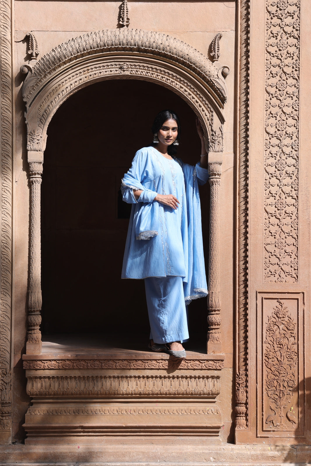 Zehra Short Kali Palazo Set Main image