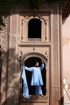 Zehra Short Kali Palazo Set