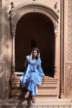 Zehra Short Kali Palazo Set