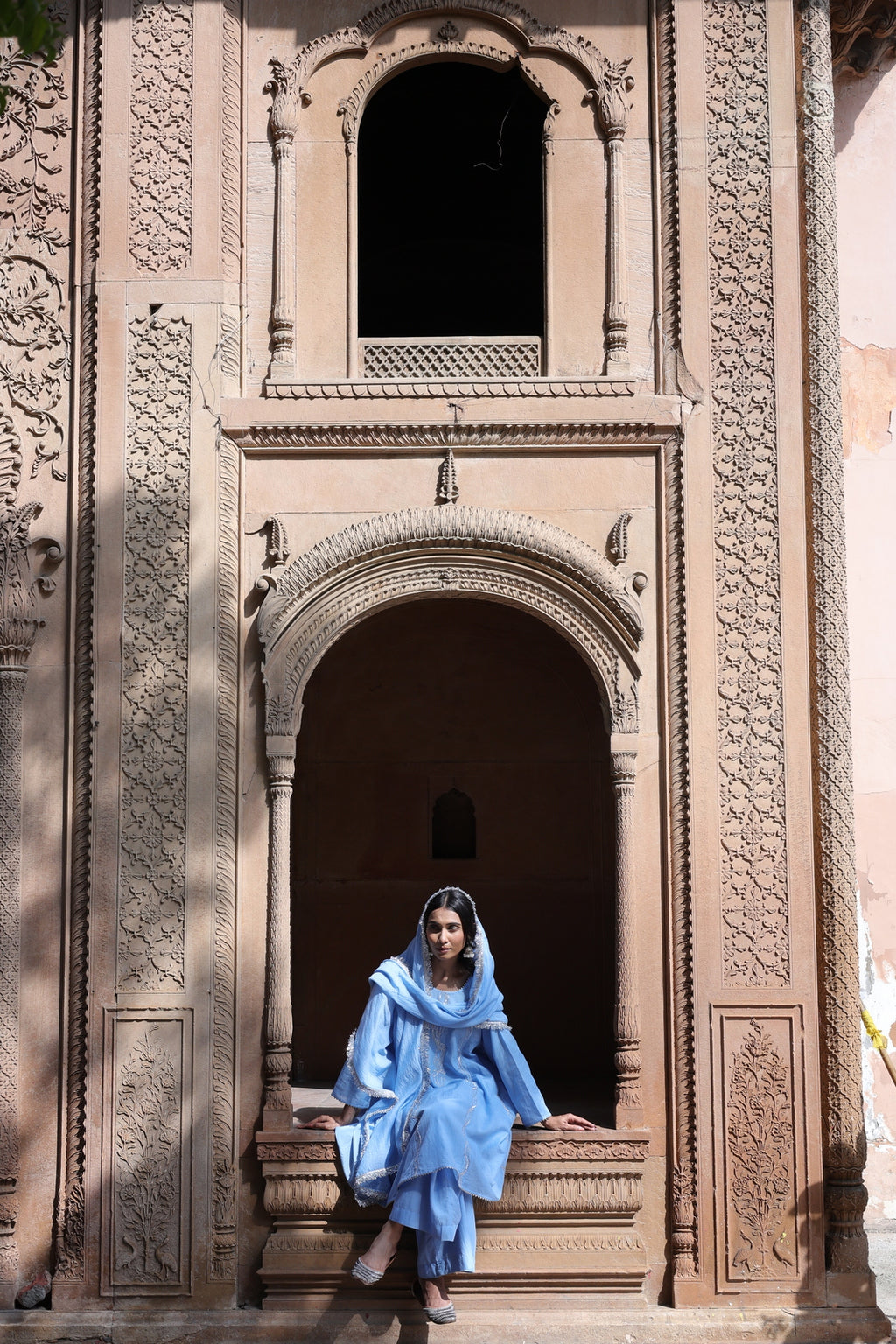 Zehra Short Kali Palazo Set