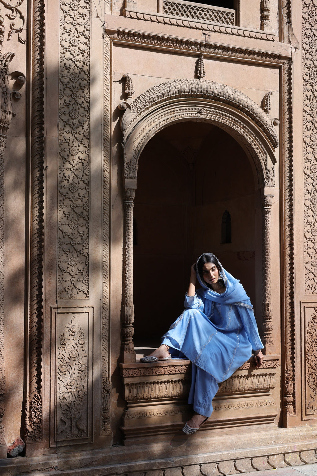 Zehra Short Kali Palazo Set