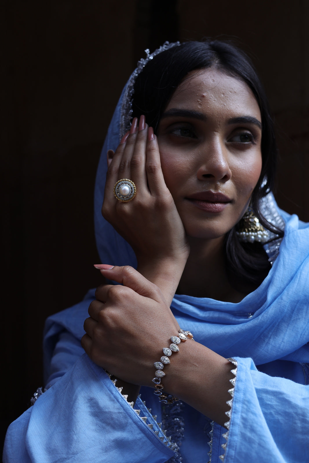 Zehra Short Kali Palazo Set