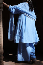 Zehra Short Kali Palazo Set