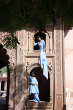 Zehra Short Kali Palazo Set