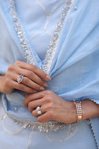 Fiza Boat Neck Kurta And Farsi Salwar Set