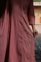 Shafaq Princess Panneled Staright Kurta Trouser Set