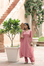 Shafaq Princess Panneled Staright Kurta Trouser Set