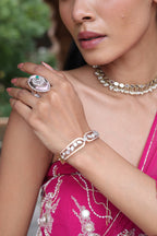 Ragini One Shoulder Drape Gown