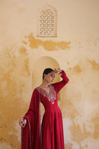Rangrez Anarkali Kurta With Dupatta
