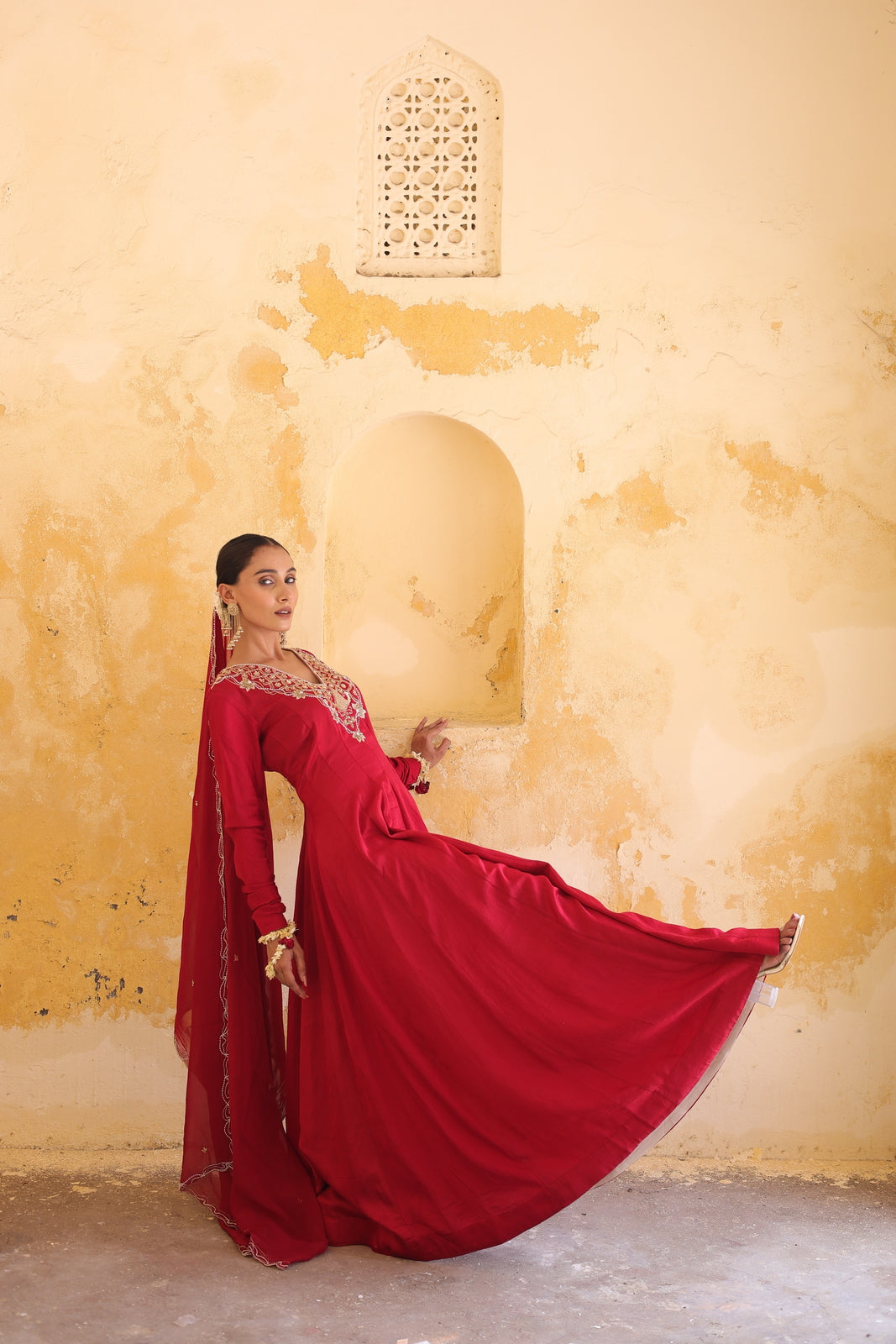 Rangrez Anarkali Kurta With Dupatta
