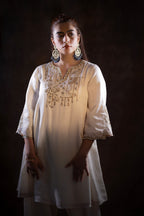 Safaa Short Side Kali Kurta  With Farsi Salwar