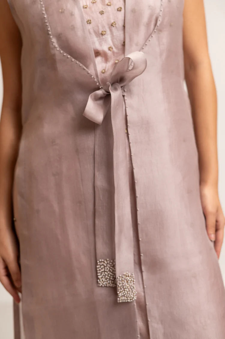 Wisteria Dress with Organza Jacket