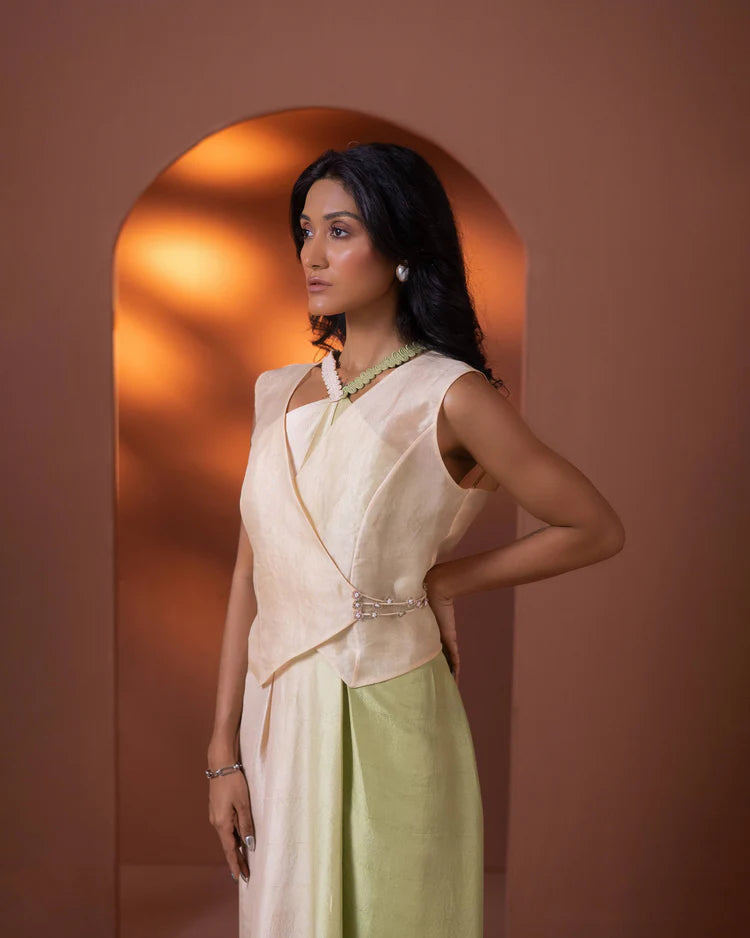 Zinnia Silk Ombré Dress