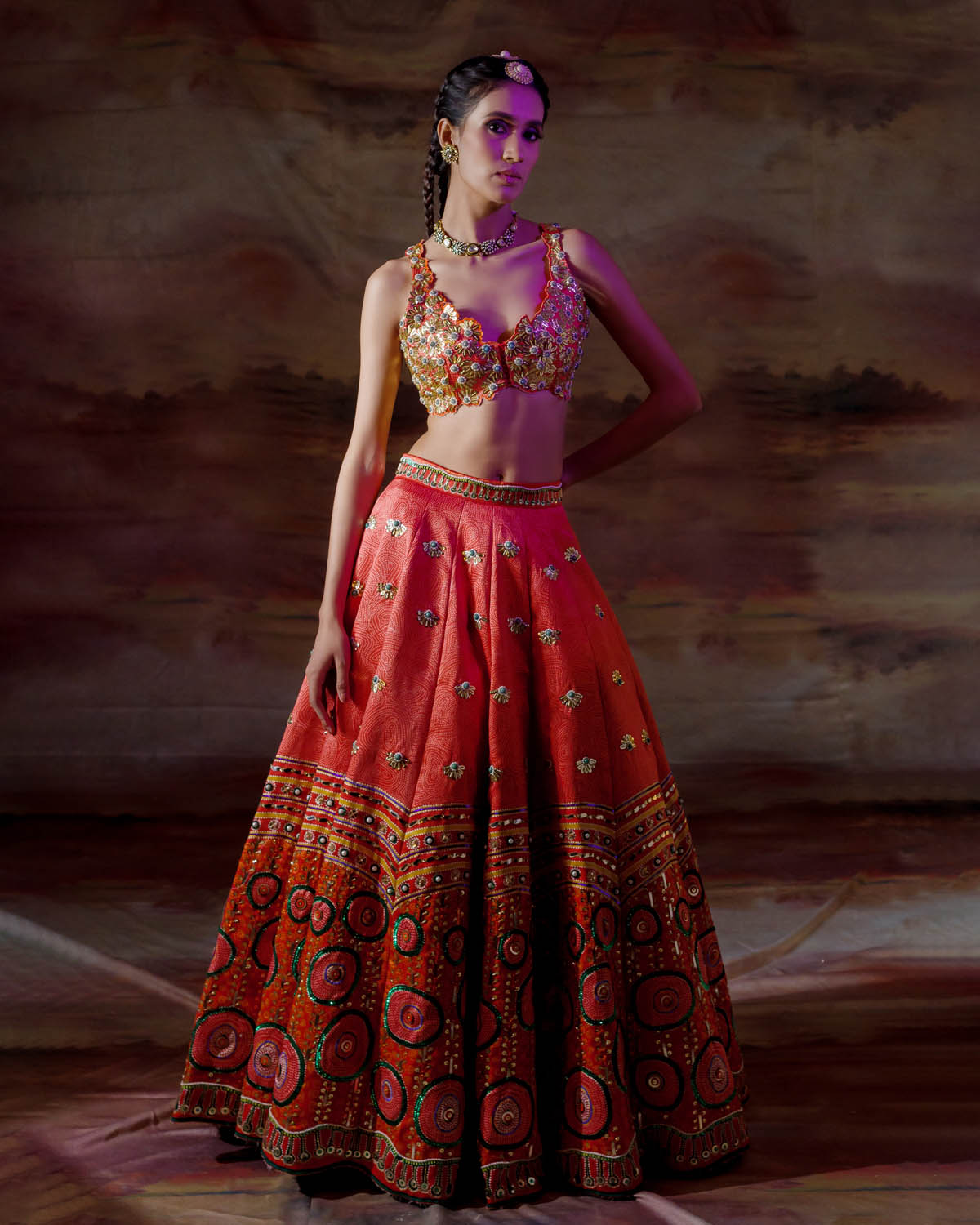 Dandelion Lehenga