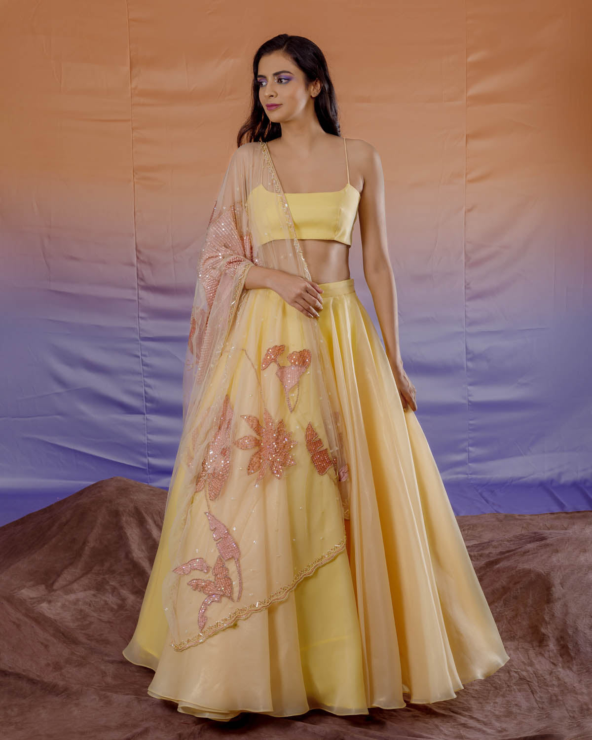 Spring Fall Lehenga