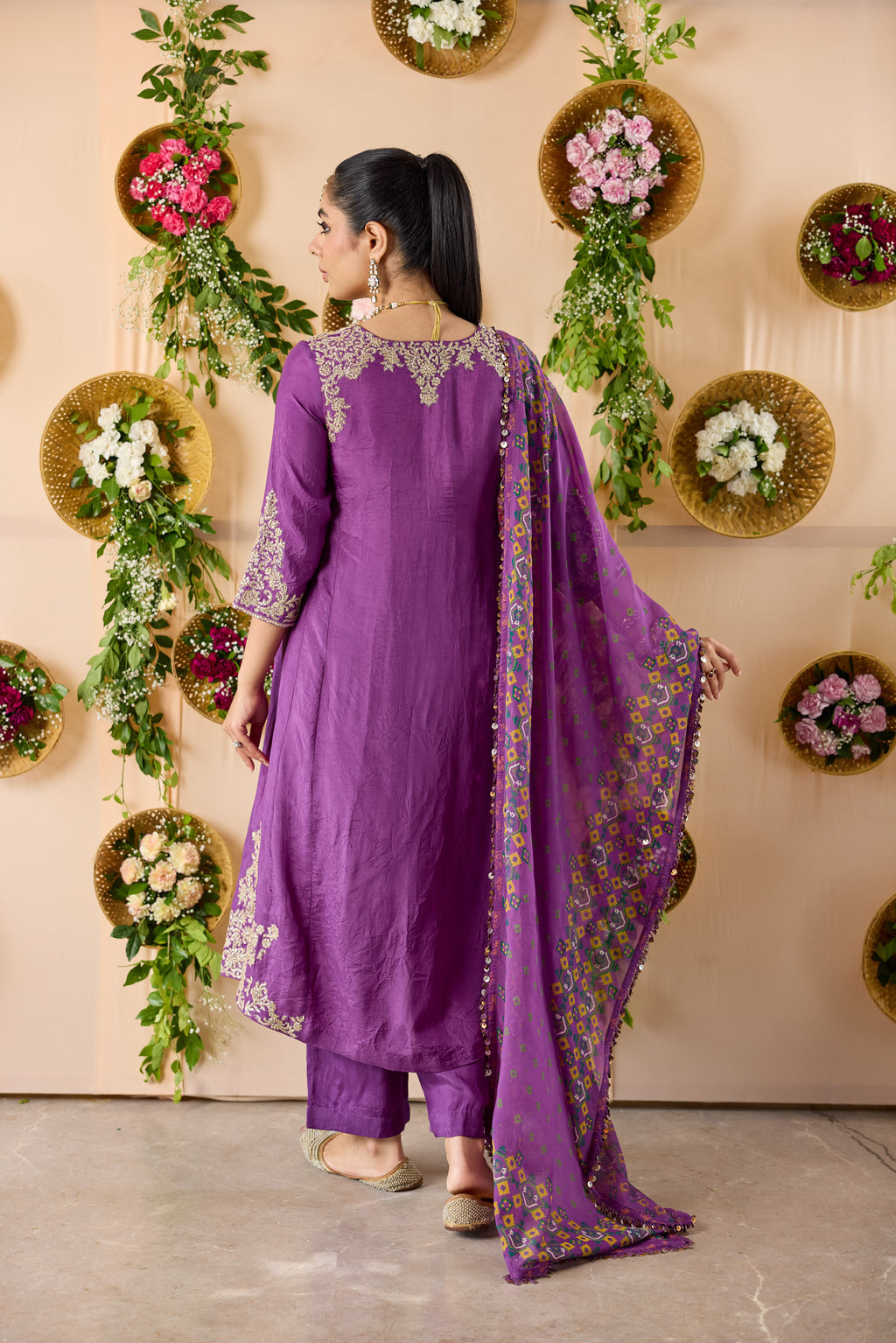 Purple Katsuri Suit Set