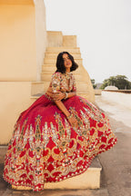 Devi Floral Lehenga