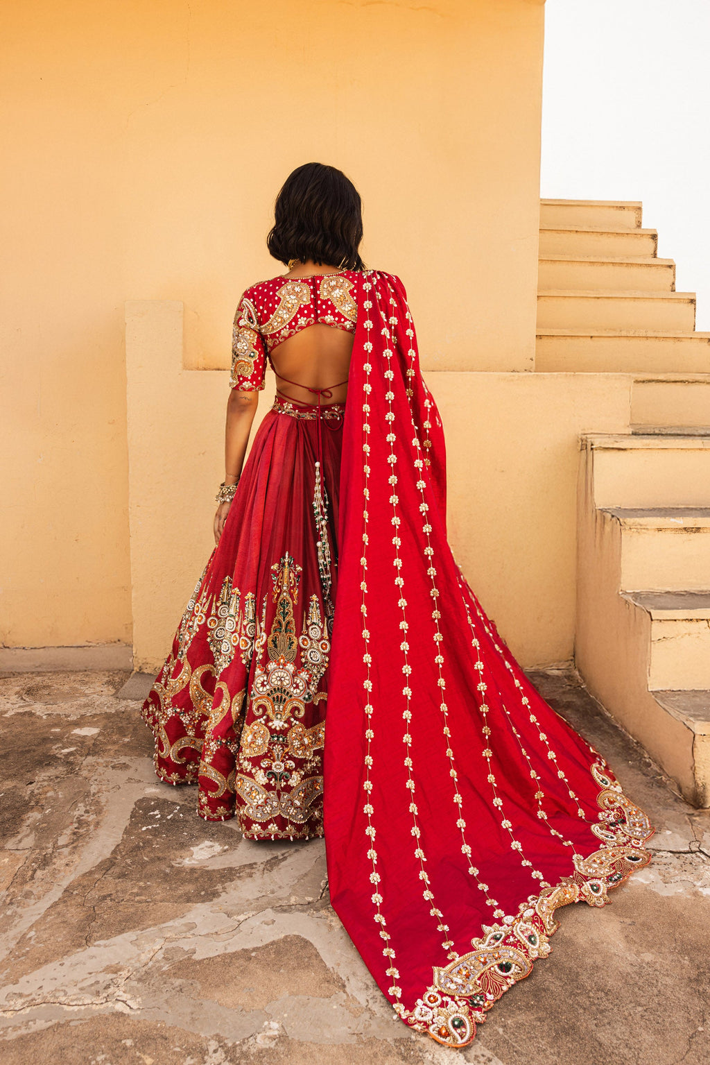 Devi Floral Lehenga