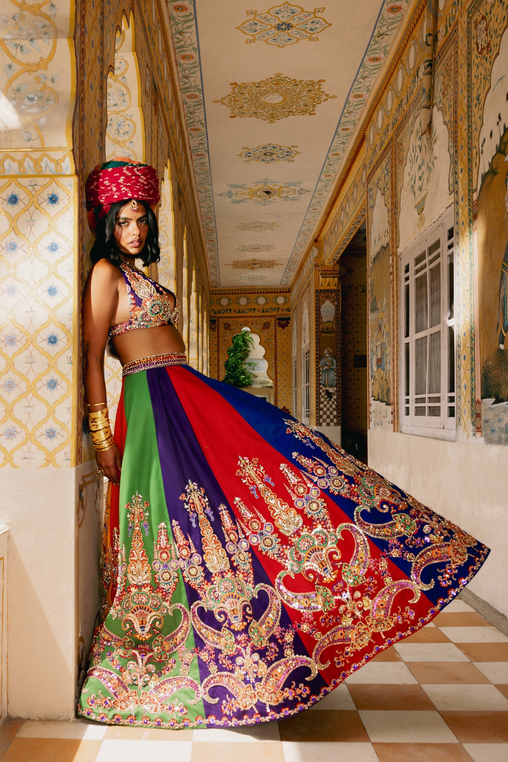 Rang Mahal Lehenga Secondary image