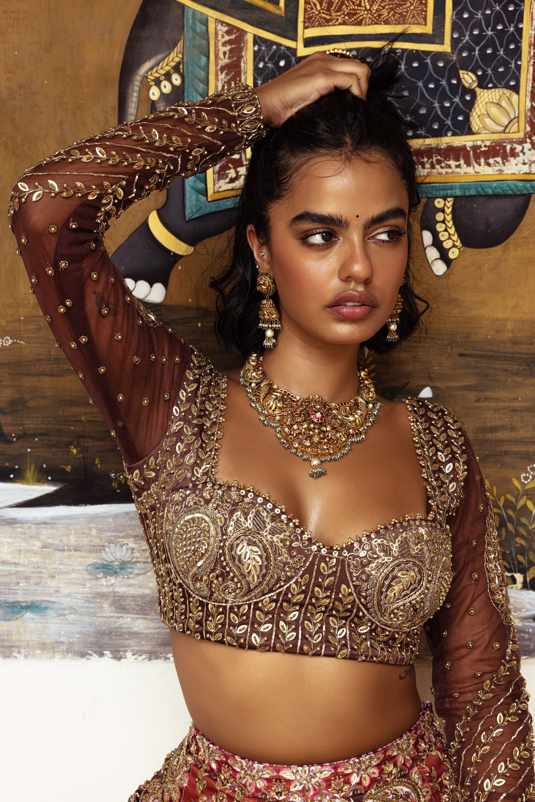 Raj Nandini Lehenga Secondary image