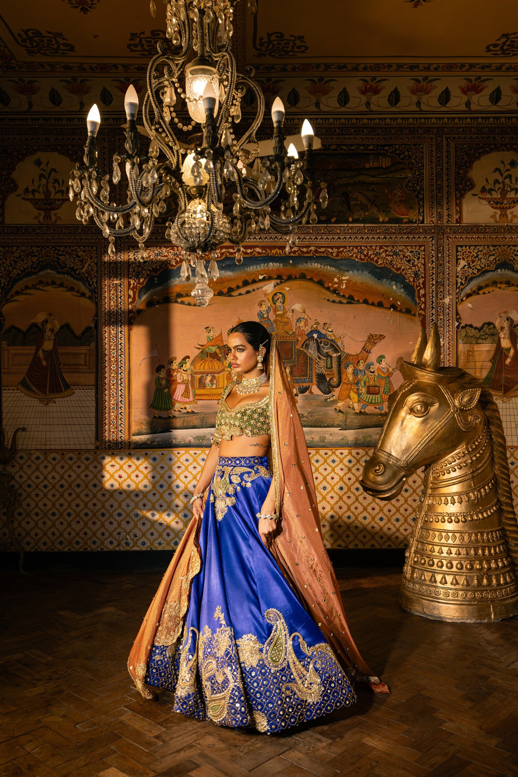 Neelambari Lehenga Secondary image