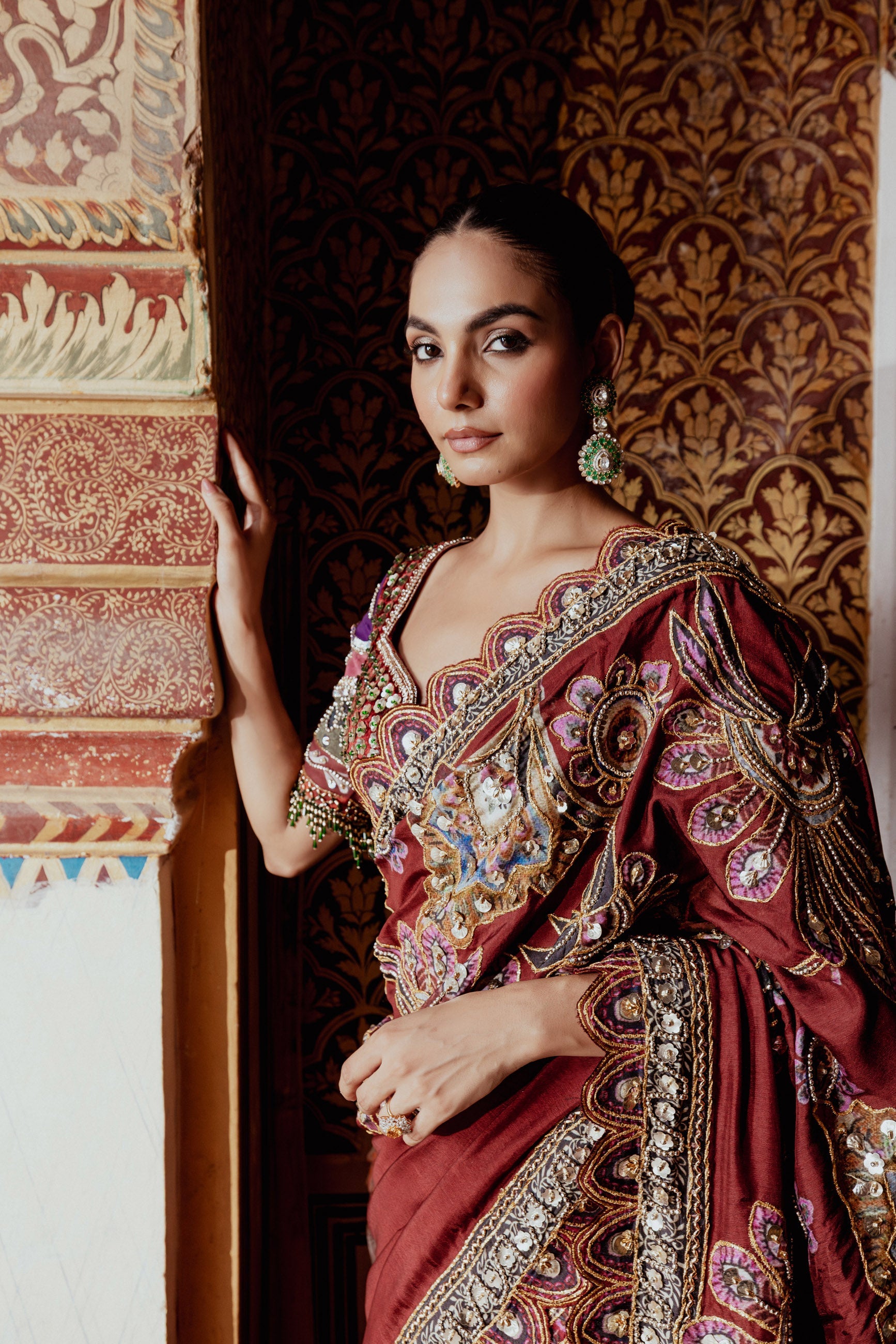 Gulmohar Saree Secondary image