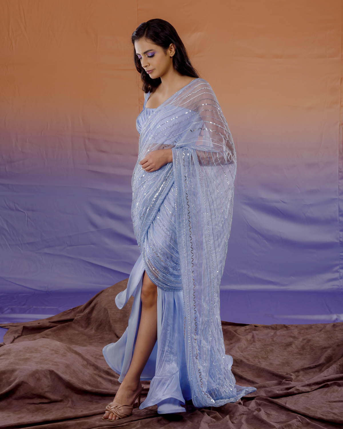 Moon Light Saree