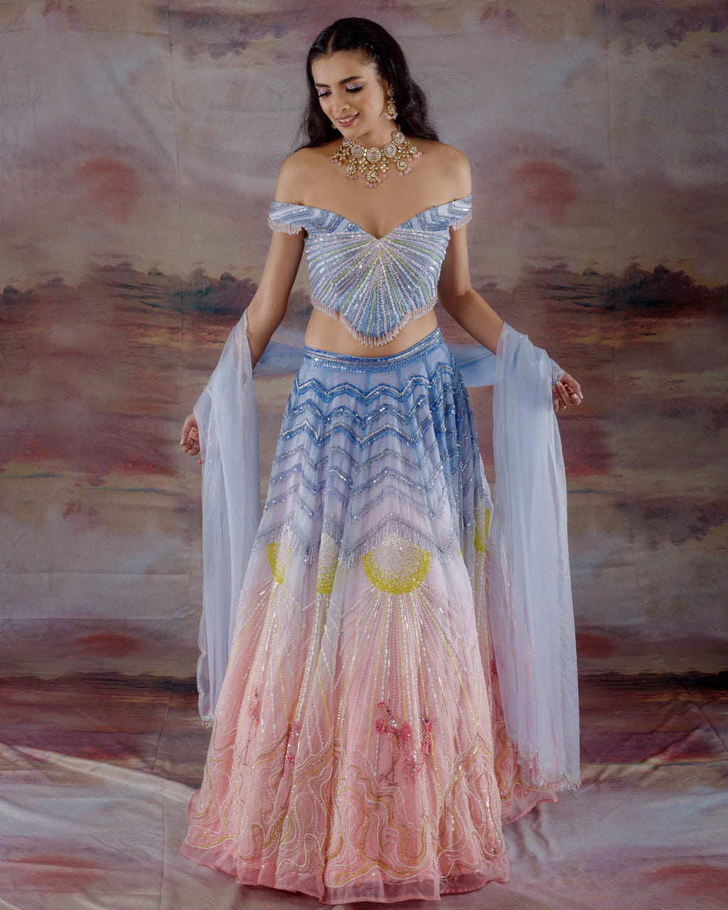 Sunrise Lehenga