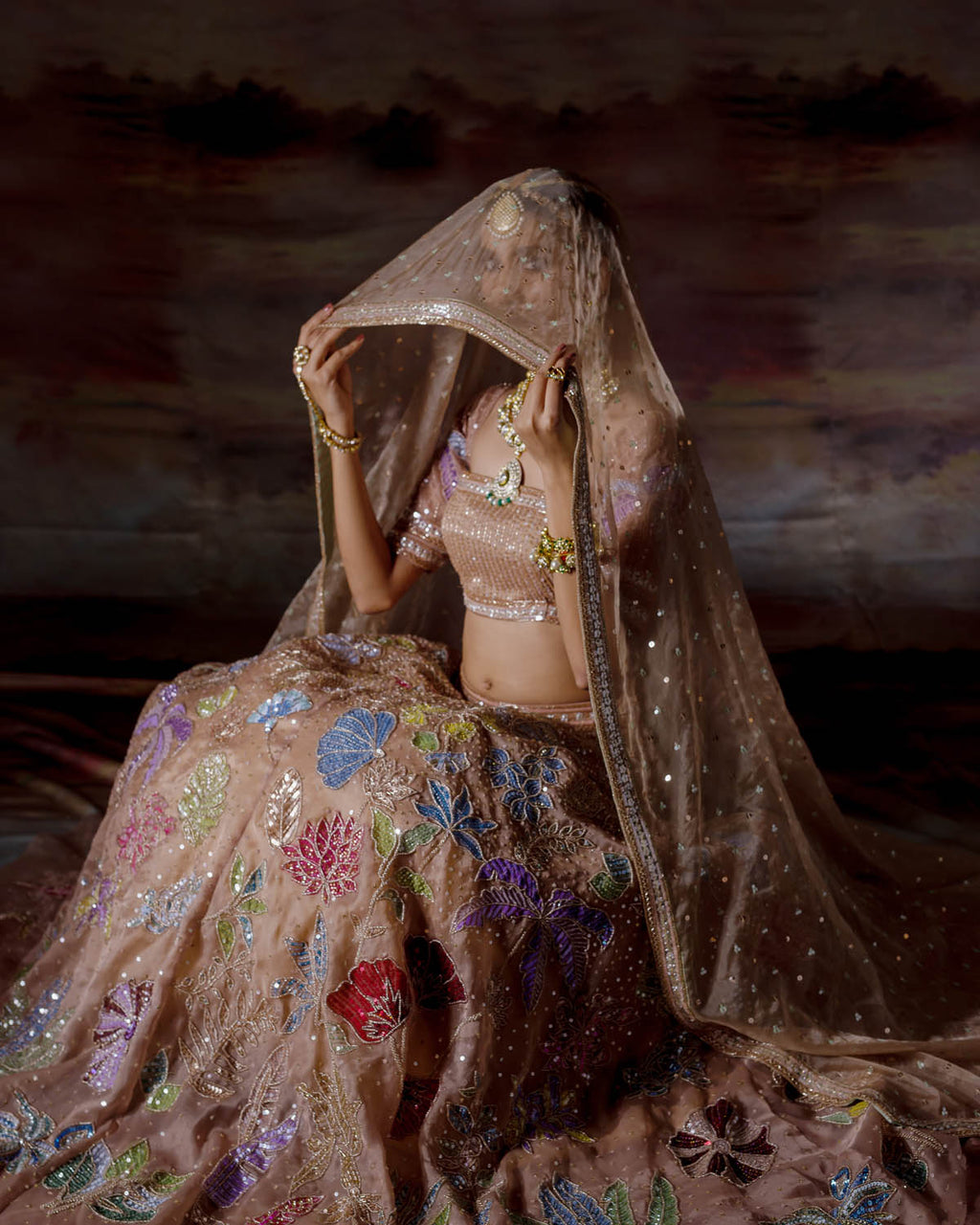Valley Of Flowers Lehenga